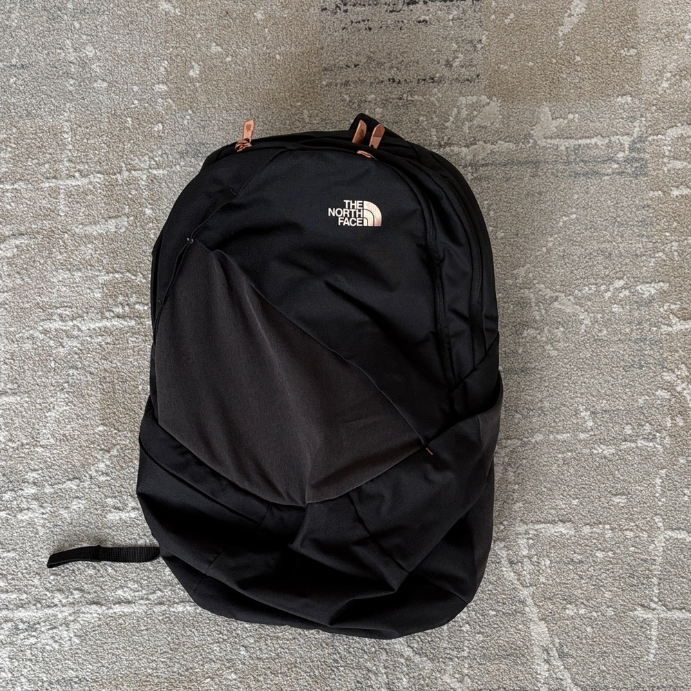 The North Face Isabella Backpack with Rose Gold Accents